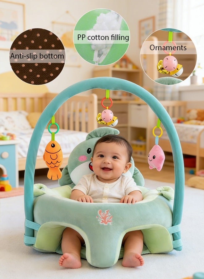 XiuWoo Baby Seat Chair Children's Plush Chair Sofa Chair for Children's Room Baby Seat Aid Support Seat Learning Sitting Safety Seat Cushion Cuddly Toy Animal Children's Chair Plush Toys Toddler Furniture - Image 1